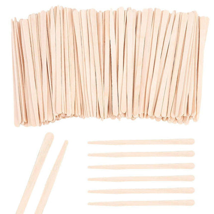 100pcs Beauty Shaving Wands Hair Removal Eyebrow Razors for Salon and Home Use - Flat.