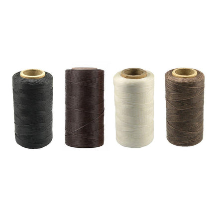 260m 150D Leather Sewing Waxed Thread Hand Stitching Craft Repair Cords 4Colours - Brown.