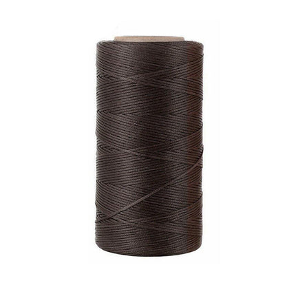 260m 150D Leather Sewing Waxed Thread Hand Stitching Craft Repair Cords 4Colours - Brown.