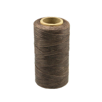 260m 150D Leather Sewing Waxed Thread Hand Stitching Craft Repair Cords 4Colours - Brown.