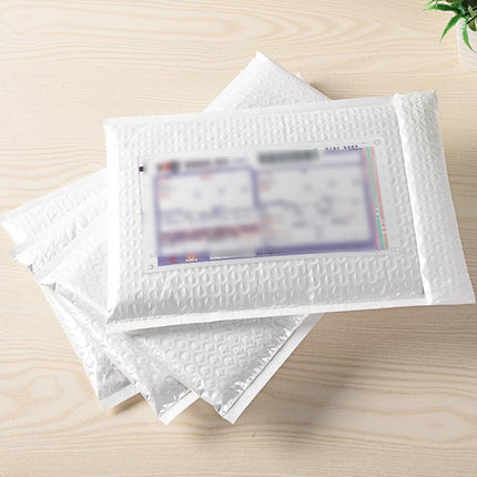 25PCS Poly Bubble Mailers Envelope Padded Bag White Cushioned Satchel 15 Sizes - 25PCS-15*40CM.