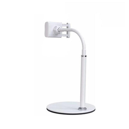 Adjustable Floor/Desk Stand Bed Lazy Mount Holder Arm Bracket For Phone Tablet - 6.5-9cm White(Desk Stand).