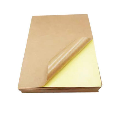 A4 Self Adhesive Sticker Paper Sheet Label Laser Inkjet Print Mailing Address - White Glossy 2x1 *20 PCS.