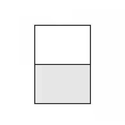 A4 Self Adhesive Sticker Paper Sheet Label Laser Inkjet Print Mailing Address - White Glossy 2x1 *20 PCS.