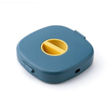 Case Cord Tangle Free Organizer Portable Earphones Manager Wire Winder Cable - Blue*1.