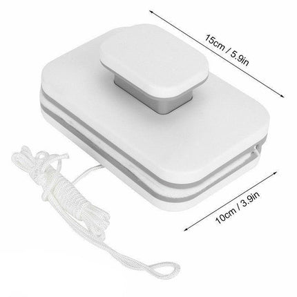 Magnetic Window Glass Cleaning Tool Double Side Glass Cleaner Brush Wiper Home.