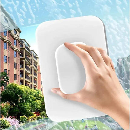Magnetic Window Glass Cleaning Tool Double Side Glass Cleaner Brush Wiper Home.