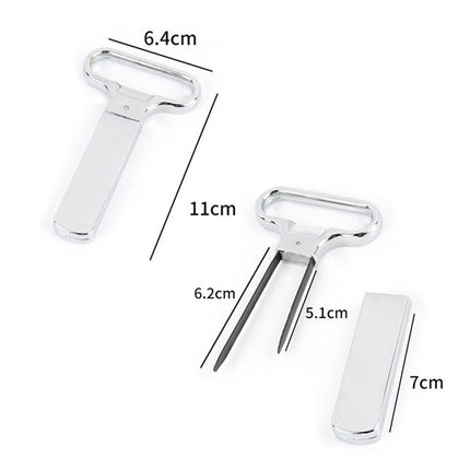 Stainless Steel Wine Cork Puller Opener for Fragile or Damaged Corks.