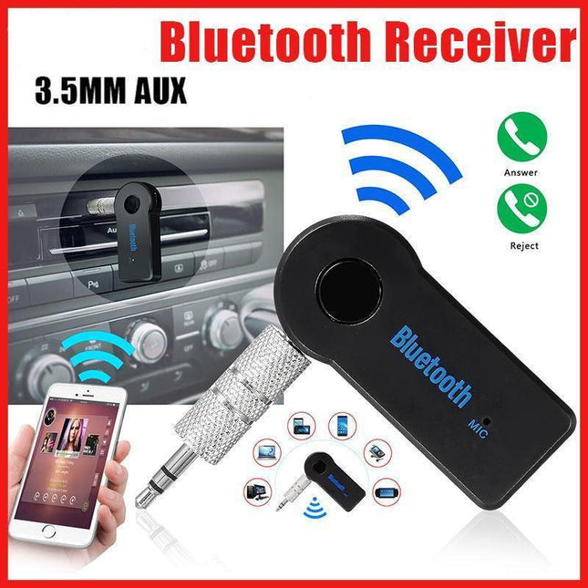 New 1Pc Wireless Bluetooth To Aux 3.5Mm Audio Stereo Car Music Receiver Au Stock.