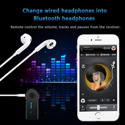 New 1Pc Wireless Bluetooth To Aux 3.5Mm Audio Stereo Car Music Receiver Au Stock.
