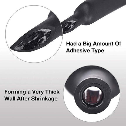 Grade Marine Heat Shrink Tubing 3:1 Wire Sleeve Glue Inside Fast Wrap Insulation Black - 12.7mm*1M.