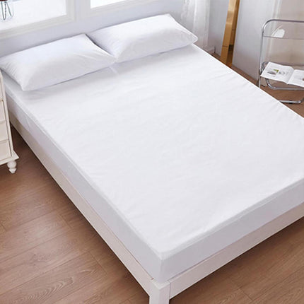 Waterproof Mattress Protector Fitted Sheet Bed Cover for Single King Single Double Queen - 137x190cm.