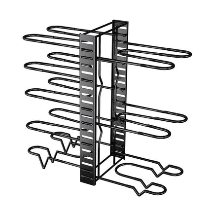 Adjustable Multi Layer Pot Lid Rack Vertical Storage Organizer Countertop Holder.