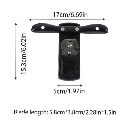 Mini Handheld Cast Iron Woodworking Planer Manual Flat Trimming Smoothing Tool.