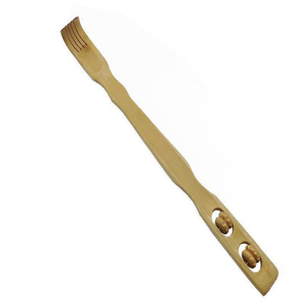 Long Handle Bamboo Back Scratcher Stick for Itch Relief and Easy Reach 46cm 2PCS.