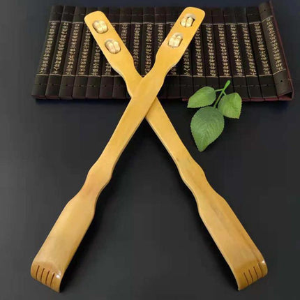 Long Handle Bamboo Back Scratcher Stick for Itch Relief and Easy Reach 46cm 2PCS.