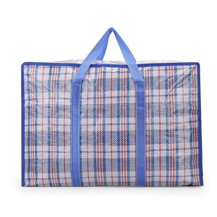 10PCS Large Waterproof Moving Packing Bags Woven Storage Luggage Quilt Bags - Medium.