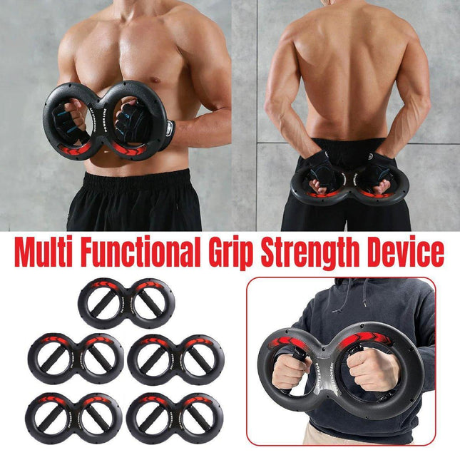 Multifunctional Arm Strength Grip Wrist Power Device Fitness Hand Grip Enhancer - 15kg.