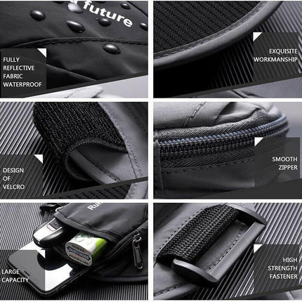 Universal Outdoor Sports Armband Case Phone Holder Gym Running Jogging Arm Band - Yellow.