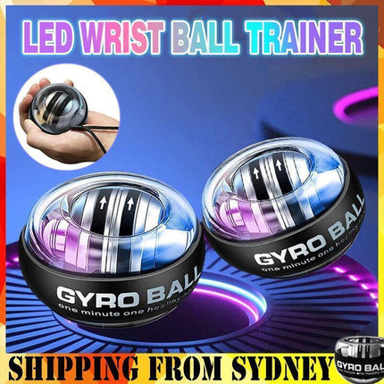 Led Wrist Ball Trainer Relax Gyroscope Ball Muscle Power Ball Gyro Arm Exerciser.