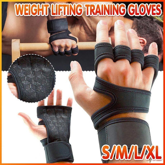 Weight Lifting Training Gloves Women Men Fitness Sports Body Building Gym Gloves - M.