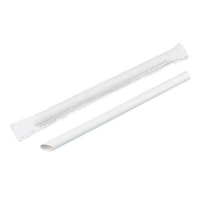 1000-2000pcs Colourful Paper Drinking Straws FOIL Metallic Party - Kraft-12*200mm 1000PCS.