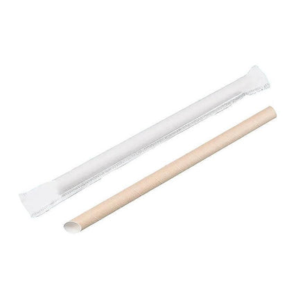 1000-2000pcs Colourful Paper Drinking Straws FOIL Metallic Party - White-12*200mm 1000PCS.