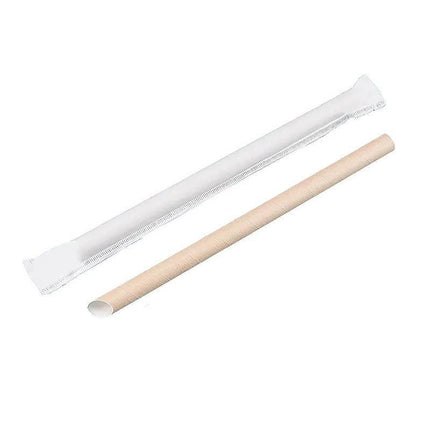 1000-2000pcs Colourful Paper Drinking Straws FOIL Metallic Party - White-12*200mm 1000PCS.