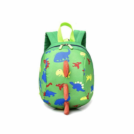 Kids Safety Harness Backpack Toddler Leash Dinosaur Bag Child Anti Lost - pink.