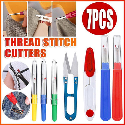 7PCS Seam Ripper and Thread Snips Set for Sewing Stitch Removal and Craft Cutting.