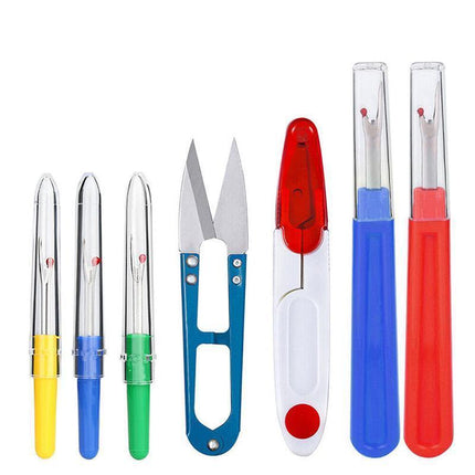 7PCS Seam Ripper and Thread Snips Set for Sewing Stitch Removal and Craft Cutting.