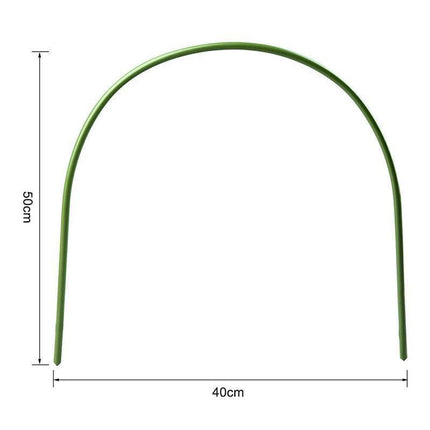 6PCS Greenhouse Plant Hoops Garden Tunnel Support for Row Covers and Netting.
