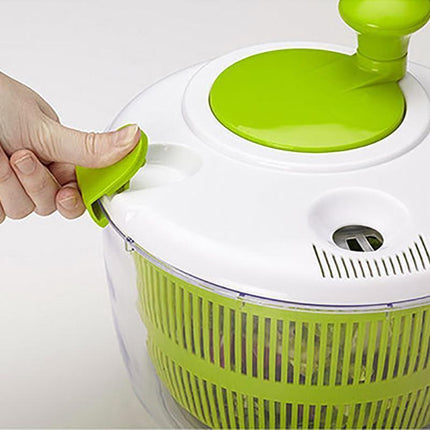 Salad Spinner Vegetable Lettuce Salad Leaves Washer Dryer Serving Bowl Container.