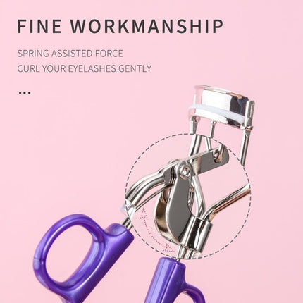 Portable Eyelash Curler Wide Angle Grip for Long Lasting Lifted Lashes.