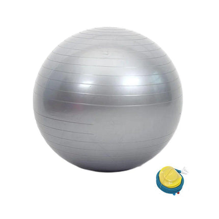 Explosion-Proof Thickened Inflatable Yoga Ball Massage Fitness Stability Ball - Blue - 65cm.
