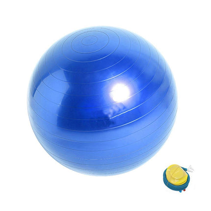 Explosion-Proof Thickened Inflatable Yoga Ball Massage Fitness Stability Ball - Purple - 65cm.