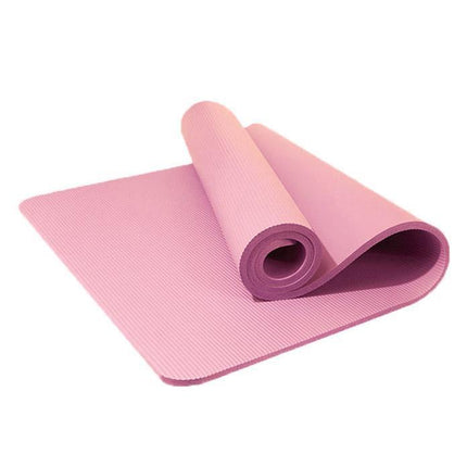 Yoga Mat Dance Mat Sports and Fitness Jump Rope Mat for Men and Women Exercise - Blue.