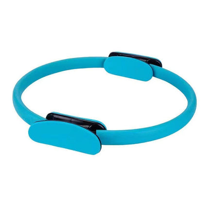 6 Colours Pilates Yoga Ring Magic Circle Fitness Equipment for Toning Slim Legs - Black.