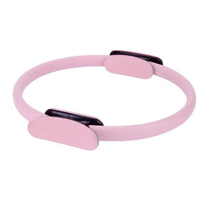 6 Colours Pilates Yoga Ring Magic Circle Fitness Equipment for Toning Slim Legs - Black.