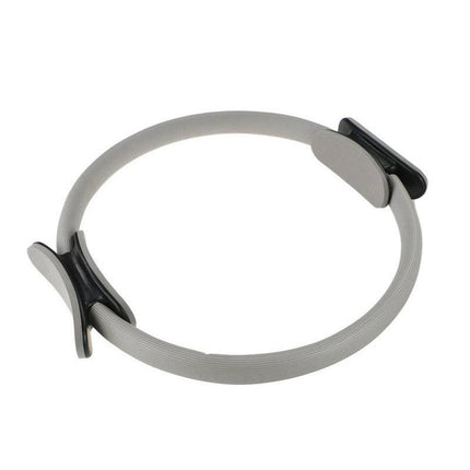 6 Colours Pilates Yoga Ring Magic Circle Fitness Equipment for Toning Slim Legs - Black.