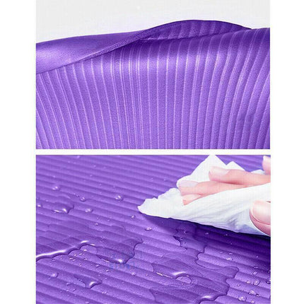 20MM Thick Yoga Mat Pad NBR Nonslip Exercise Fitness Pilate Gym Durable - Black.