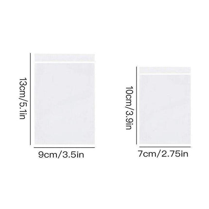 100X Bulk Clear Resealable PE Plastic Zip Bags - 4*6cm – 1PC Sample Only.