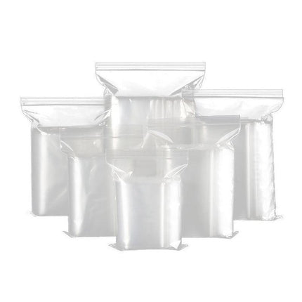 10/100PCS Thick Resealable Ziplock Bags in 12 Sizes Zip Lock Plastic Bags - 6x8cm-100pcs.