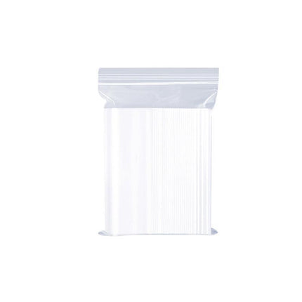 10/100PCS Thick Resealable Ziplock Bags in 12 Sizes Zip Lock Plastic Bags - 6x8cm-100pcs.