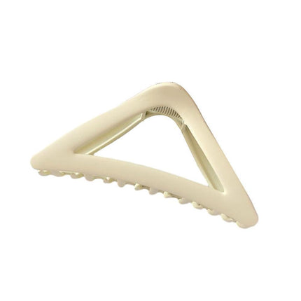 Women's Simple Hair Claws Clip Large Geometric Barrette Ponytail Clamp Hairpin - Black.