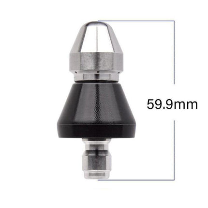 High Pressure Drain 1 Front 6 Nozzle Sewer Pipe Cleaner Rear Jet Pressure Washer.
