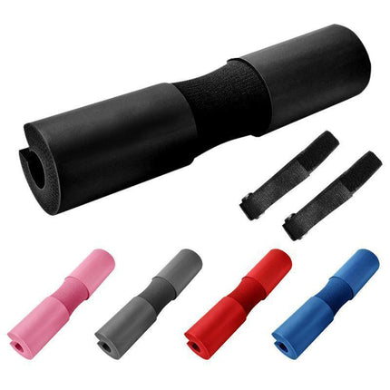 Squat Pad Barbell for Squats Lunges Hip Thrusts Neck Shoulder Protective Support - Grey.