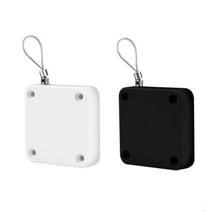 2x Punch-free Automatic Door Closer Sensor Auto for Home Kitchen Door Security - White.