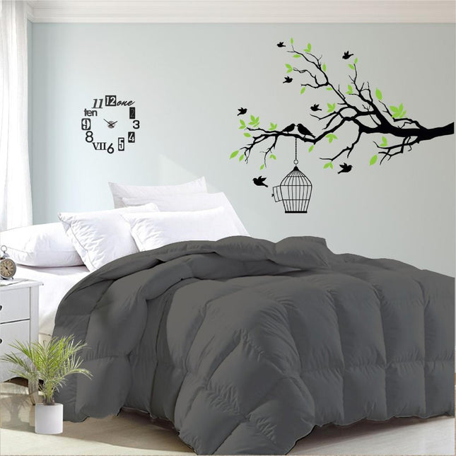 Luxor Australian Made Summer Grey 200GSM Bamboo Blend Quilt King Single.