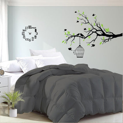 Luxor Australian Made Summer Grey 200GSM Bamboo Blend Quilt Queen.